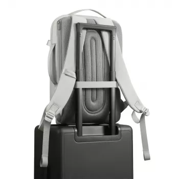 Plecak XDDESIGN Air P706.3219 — Szary, 15 L, komora na laptopa do 15,6 cala, zamek główny zamykany na klucz