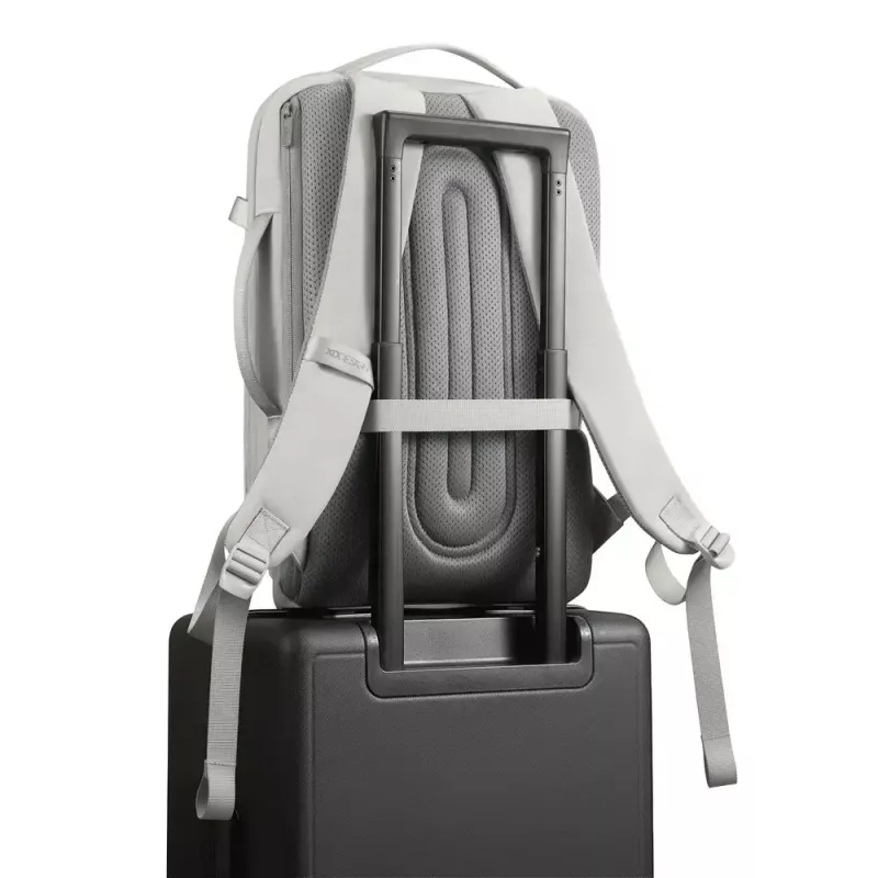 Plecak XDDESIGN Air P706.3219 — Szary, 15 L, komora na laptopa do 15,6 cala, zamek główny zamykany na klucz
