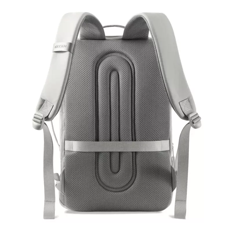 Plecak XDDESIGN Air P706.3219 — Szary, 15 L, komora na laptopa do 15,6 cala, zamek główny zamykany na klucz