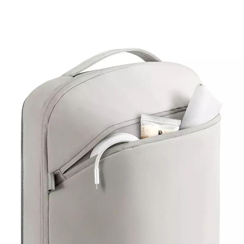 Plecak XDDESIGN Air P706.3219 — Szary, 15 L, komora na laptopa do 15,6 cala, zamek główny zamykany na klucz
