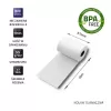 Rolka termiczna QOLTEC 51899 — 57 mm x 16 m, 55 g/m², bez BPA