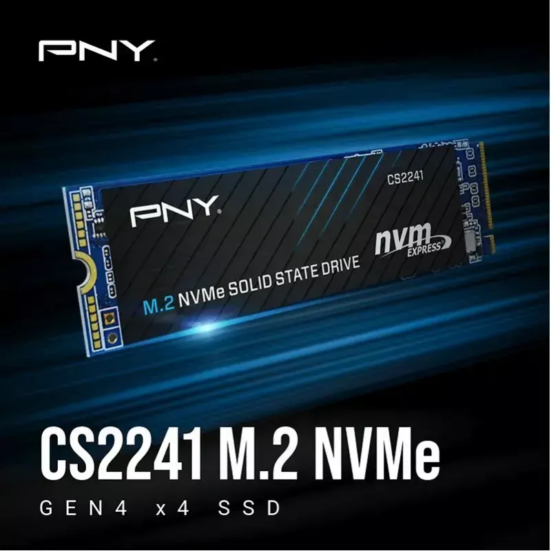 Dysk SSD wewnętrzny PNY M.2 2280 512 GB M280CS2241-512-BLK, SATA/NVMe nieokreślony
