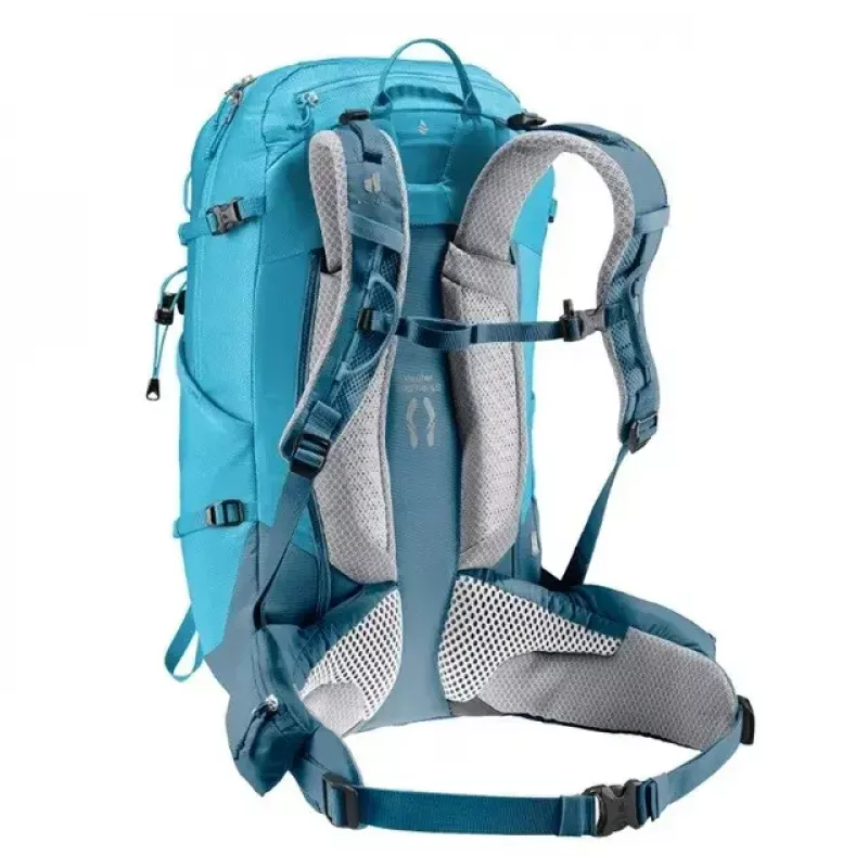 Plecak DEUTER Trail PRO 31 SL — damski plecak turystyczny, 31 L, lekki, wytrzymały, niebieski