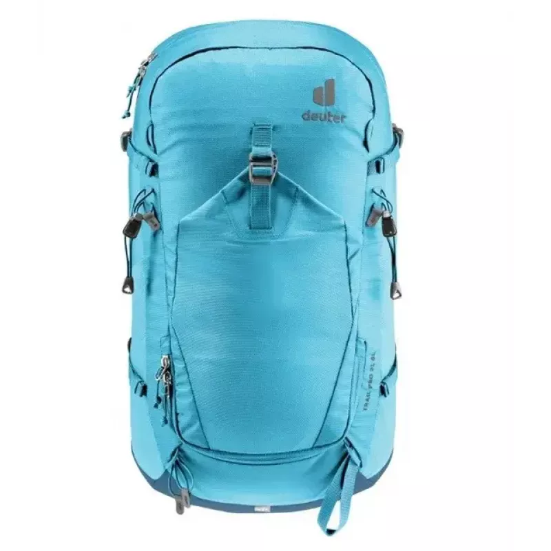 Plecak DEUTER Trail PRO 31 SL — damski plecak turystyczny, 31 L, lekki, wytrzymały, niebieski