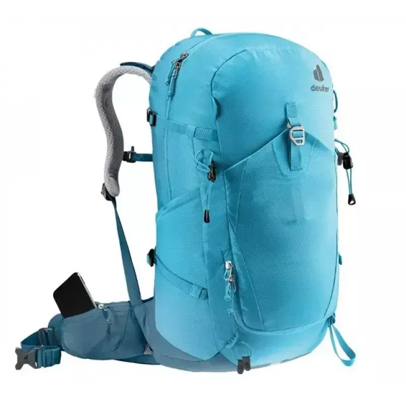 Plecak DEUTER Trail PRO 31 SL — damski plecak turystyczny, 31 L, lekki, wytrzymały, niebieski
