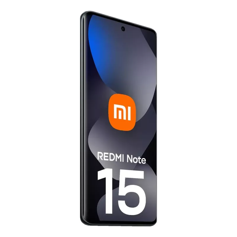 Smartfon Xiaomi Redmi Note 15 — 6,77 cala (17,2 cm), Helio G100 Ultra 2 GHz, 8 GB RAM, 256 GB, potrójny aparat 108 MP, 6000 mAh, czarny