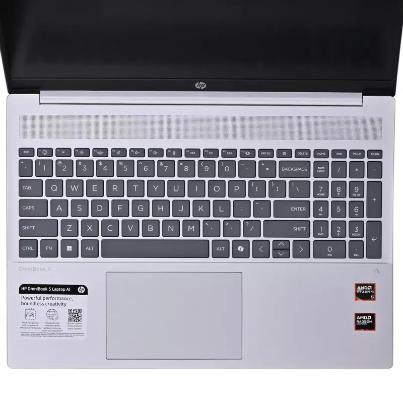 Laptop HP OmniBook 5 16-AG1065ST Ryzen AI 5 340 16 cali WUXGA 16 GB 512 GB SSD Bluetooth Windows 11 Meteor srebrny