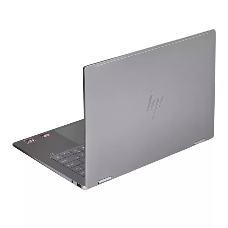 Laptop HP OmniBook Flip 14-FK0013D, Ryzen AI 5 340, 14 cali WUXGA Touch IPS, 16GB RAM, 512GB SSD, Bluetooth, Windows 11, Meteor srebrny