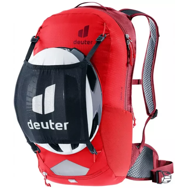 Plecak DEUTER Race 16 — plecak jednodniowy, pojemność 16 l, wiśniowy