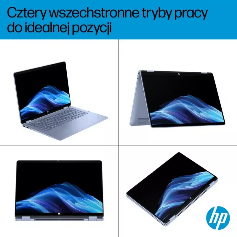 Laptop HP OmniBook 5 Flip 14-fp0004nw 14 cali Core 5 120U 16GB 512GB Win11Home Sky niebieski