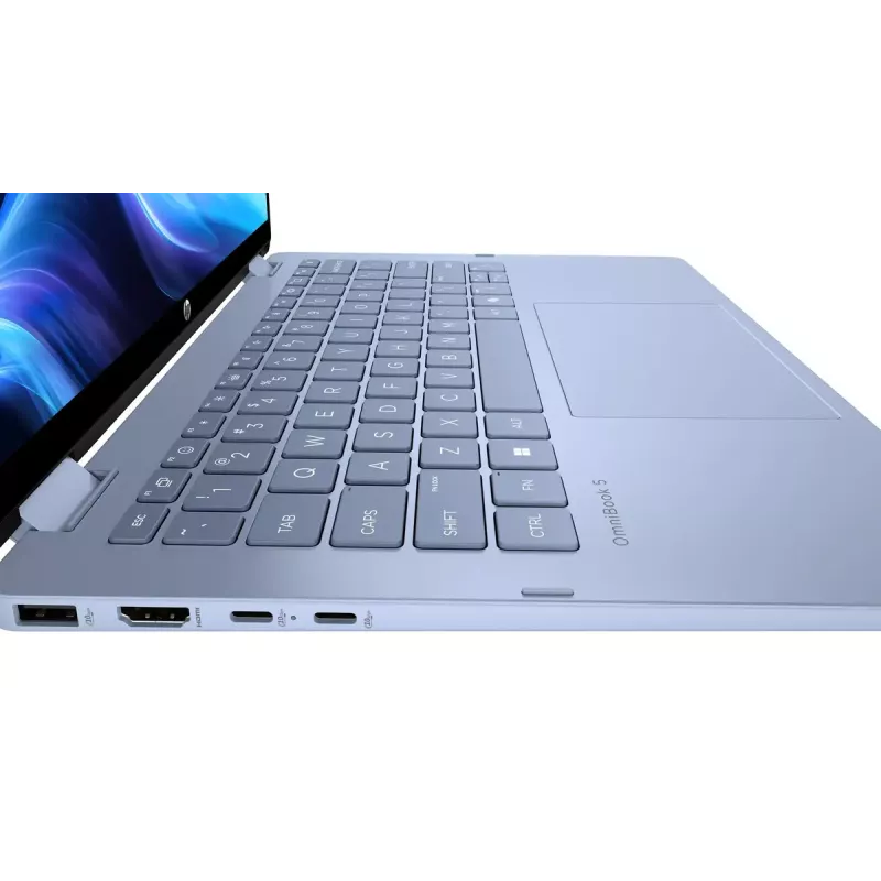 Laptop HP OmniBook 5 Flip 14-fp0004nw 14 cali Core 5 120U 16GB 512GB Win11Home Sky niebieski