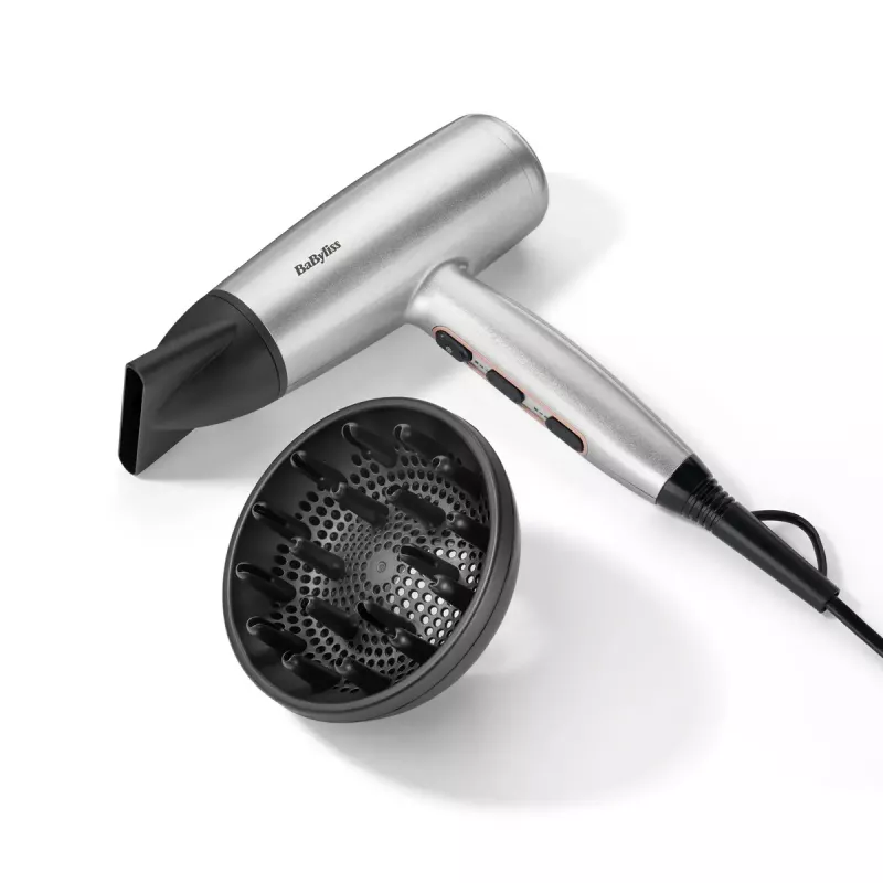 Suszarka do włosów BaByliss Cosmos D580DE 2100 W Satin Steel silnik DC