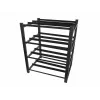 Stojak na baterie LANBERG OR01-830650-304-BK — 830×650 mm, 3 rzędy, 4 poziomy