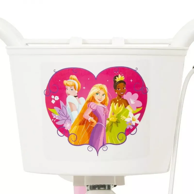 Rower dziecięcy HUFFY Disney PRINCESS 12 cali — 12-calowe koła, jeden bieg, kółka boczne w zestawie