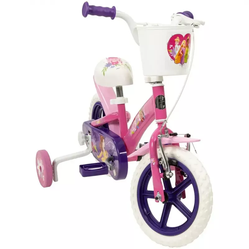 Rower dziecięcy HUFFY Disney PRINCESS 12 cali — 12-calowe koła, jeden bieg, kółka boczne w zestawie