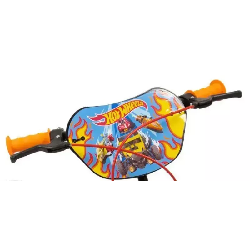 Rower dziecięcy Toimsa 14 cali Hot Wheels model 1468, koła 14-calowe, rama stalowa, kompatybilny z kółkami bocznymi