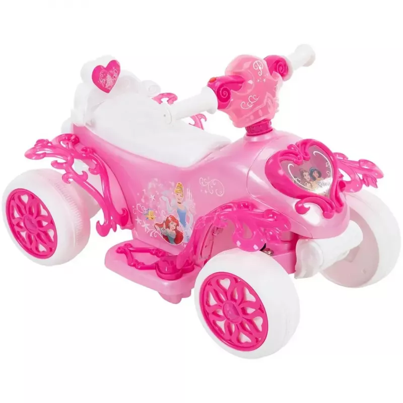 Dziecięcy quad elektryczny HUFFY 19055W 6V akumulatorowy różowy