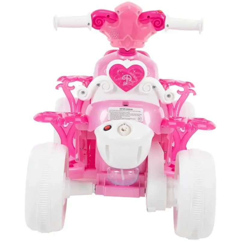 Dziecięcy quad elektryczny HUFFY 19055W 6V akumulatorowy różowy