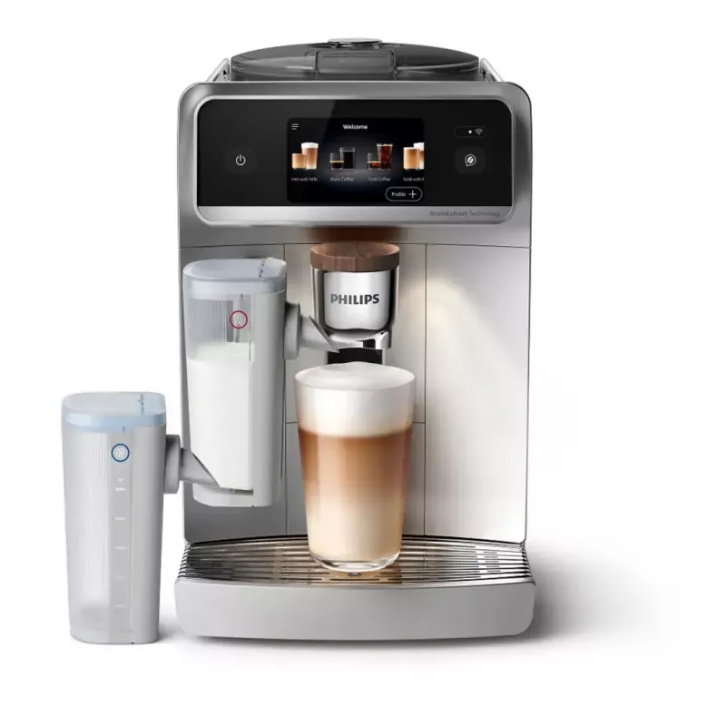 Ekspres do kawy Philips Series 8000 Café Aromis EP8757/20, srebrny, 1500 W