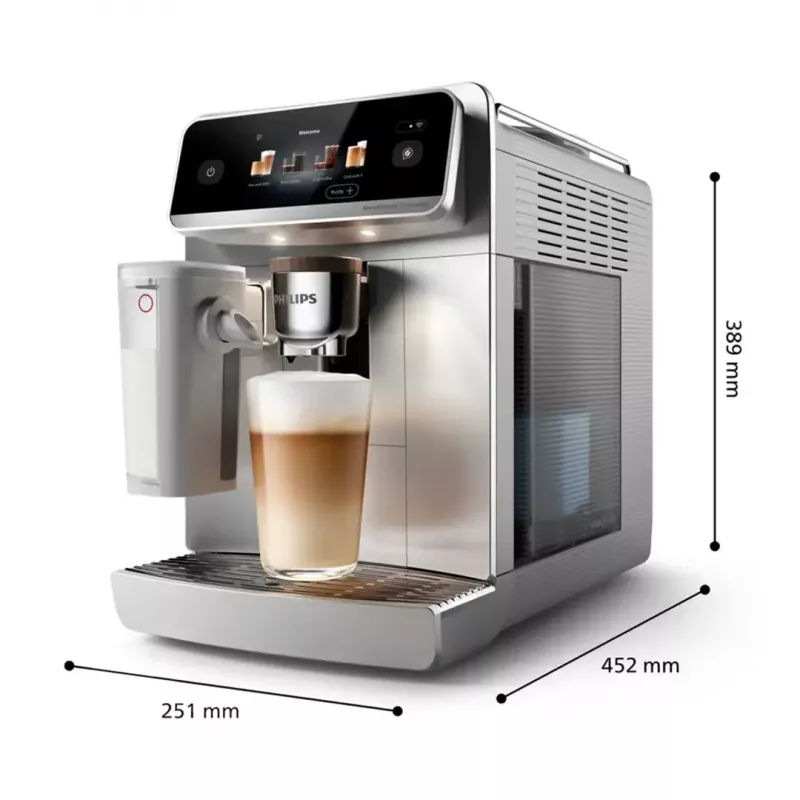 Ekspres do kawy Philips Series 8000 Café Aromis EP8757/20, srebrny, 1500 W