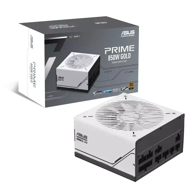 ASUS Prime 850W Gold (AP-850G) zasilacz 20+4 pin ATX ATX Czarny, Biały