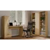 Zestaw biurko z regałem top e shop COSMO Dąb Rzemieślniczy — Blat 115×50 cm, Szerokość 1430 mm, Wysokość 1400 mm, Głębokość 500 mm, 1 szuflada
