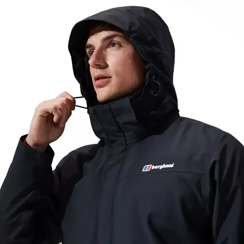 Kurtka Berghaus Hillwalker IA Shell rozmiar M czarna + sweter Berghaus Prism PT HZ rozmiar M czarny