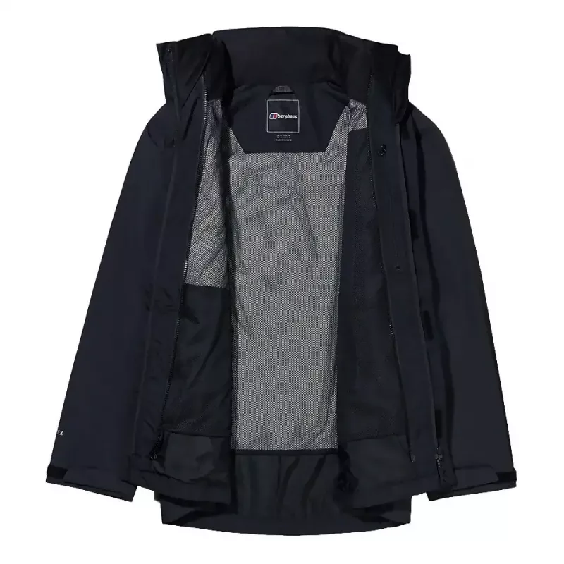 Kurtka Berghaus Hillwalker IA Shell rozmiar M czarna + sweter Berghaus Prism PT HZ rozmiar M czarny