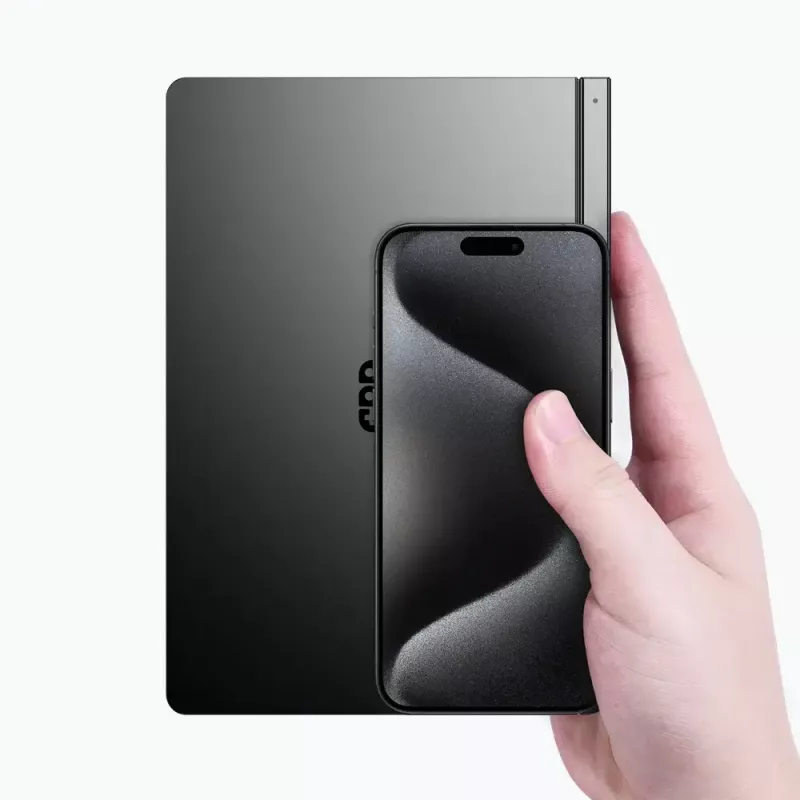 Laptop GPD Pocket 4 — AMD Ryzen 7 8840U, dotykowy 8 cali WQXGA 2560×1600 144 Hz, 16 GB DDR5, 1 TB NVMe, Radeon 780M, Windows 11, LAN, czytnik linii papilarnych, grafitowy