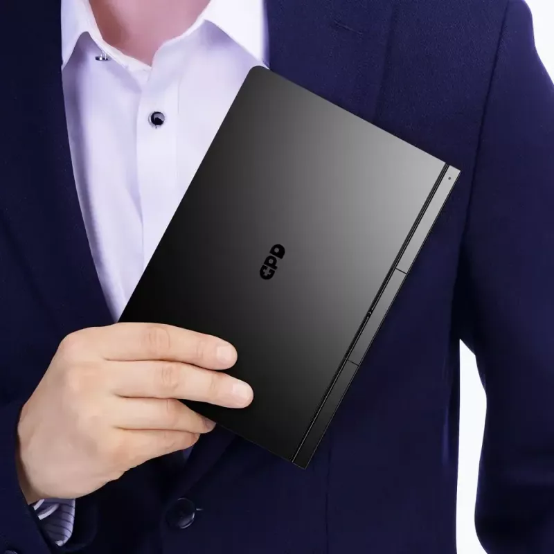 Laptop GPD Pocket 4 — AMD Ryzen 7 8840U, dotykowy 8 cali WQXGA 2560×1600 144 Hz, 16 GB DDR5, 1 TB NVMe, Radeon 780M, Windows 11, LAN, czytnik linii papilarnych, grafitowy
