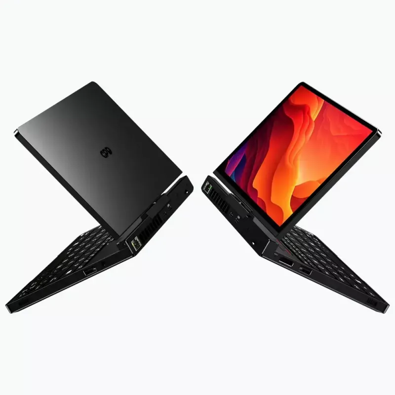Laptop GPD Pocket 4 — AMD Ryzen 7 8840U, dotykowy 8 cali WQXGA 2560×1600 144 Hz, 16 GB DDR5, 1 TB NVMe, Radeon 780M, Windows 11, LAN, czytnik linii papilarnych, grafitowy