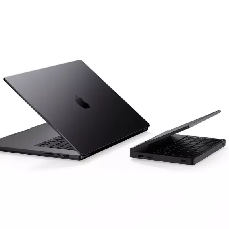 Laptop GPD Pocket 4 — AMD Ryzen 7 8840U, dotykowy 8 cali WQXGA 2560×1600 144 Hz, 16 GB DDR5, 1 TB NVMe, Radeon 780M, Windows 11, LAN, czytnik linii papilarnych, grafitowy