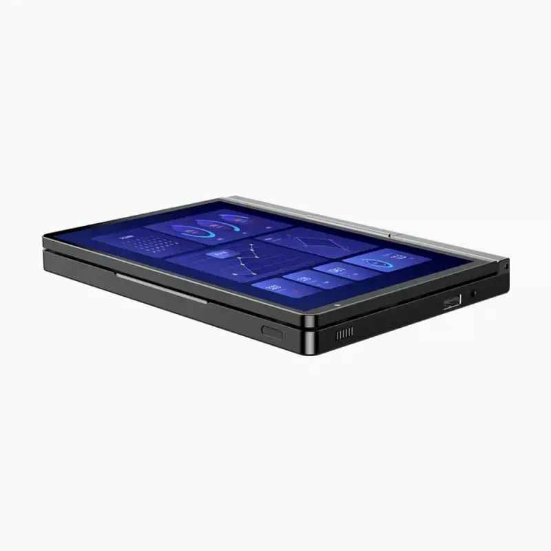 Laptop GPD Pocket 4 — AMD Ryzen 7 8840U, dotykowy 8 cali WQXGA 2560×1600 144 Hz, 16 GB DDR5, 1 TB NVMe, Radeon 780M, Windows 11, LAN, czytnik linii papilarnych, grafitowy