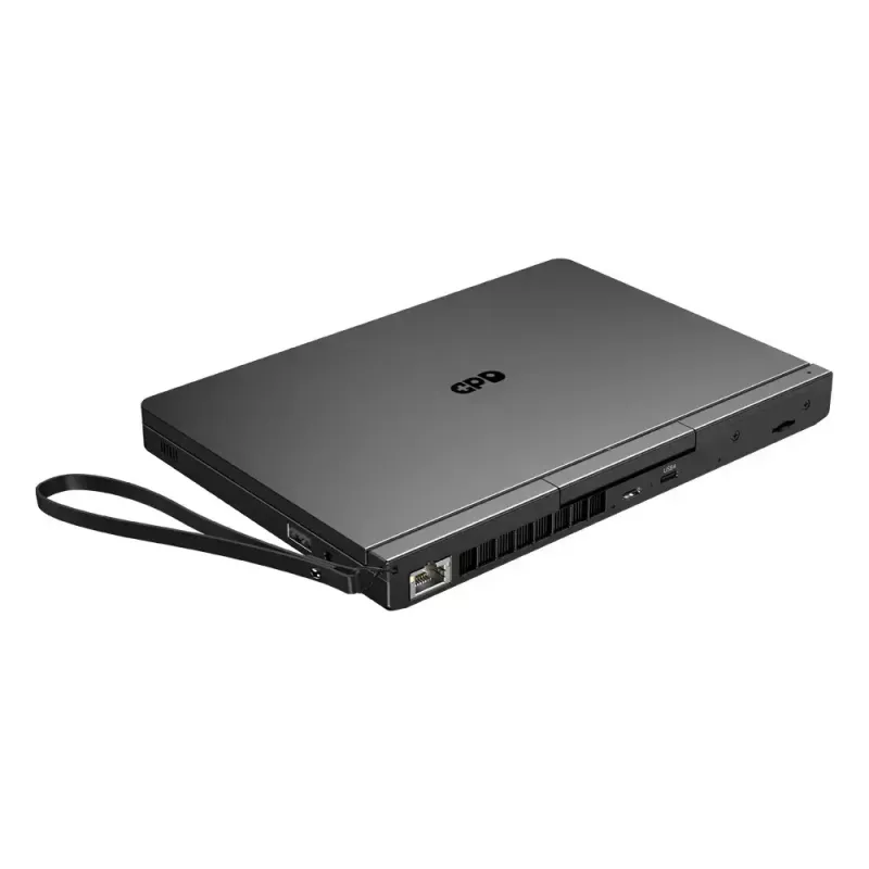 Laptop GPD Pocket 4 — AMD Ryzen 7 8840U, dotykowy 8 cali WQXGA 2560×1600 144 Hz, 16 GB DDR5, 1 TB NVMe, Radeon 780M, Windows 11, LAN, czytnik linii papilarnych, grafitowy