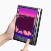 Laptop GPD Pocket 4 — AMD Ryzen 7 8840U, dotykowy 8 cali WQXGA 2560×1600 144 Hz, 16 GB DDR5, 1 TB NVMe, Radeon 780M, Windows 11, LAN, czytnik linii papilarnych, grafitowy
