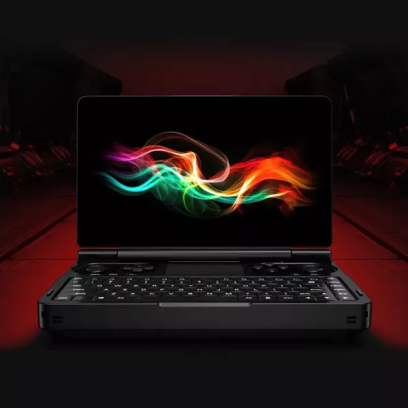 Laptop GPD WinMini HX370 — 7 cali FHD 120 Hz dotykowy, AMD Ryzen AI 9 HX370, 32 GB DDR5, 2 TB NVMe, Radeon 890M, Windows 11, Czarny