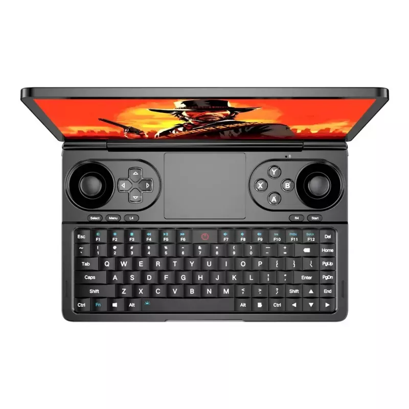 Laptop GPD WinMini HX370 — 7 cali FHD 120 Hz dotykowy, AMD Ryzen AI 9 HX370, 32 GB DDR5, 2 TB NVMe, Radeon 890M, Windows 11, Czarny