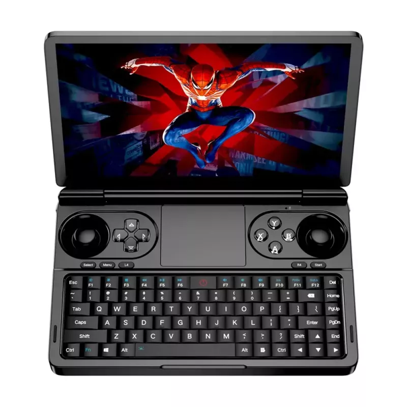 Laptop GPD WinMini HX370 — 7 cali FHD 120 Hz dotykowy, AMD Ryzen AI 9 HX370, 32 GB DDR5, 2 TB NVMe, Radeon 890M, Windows 11, Czarny