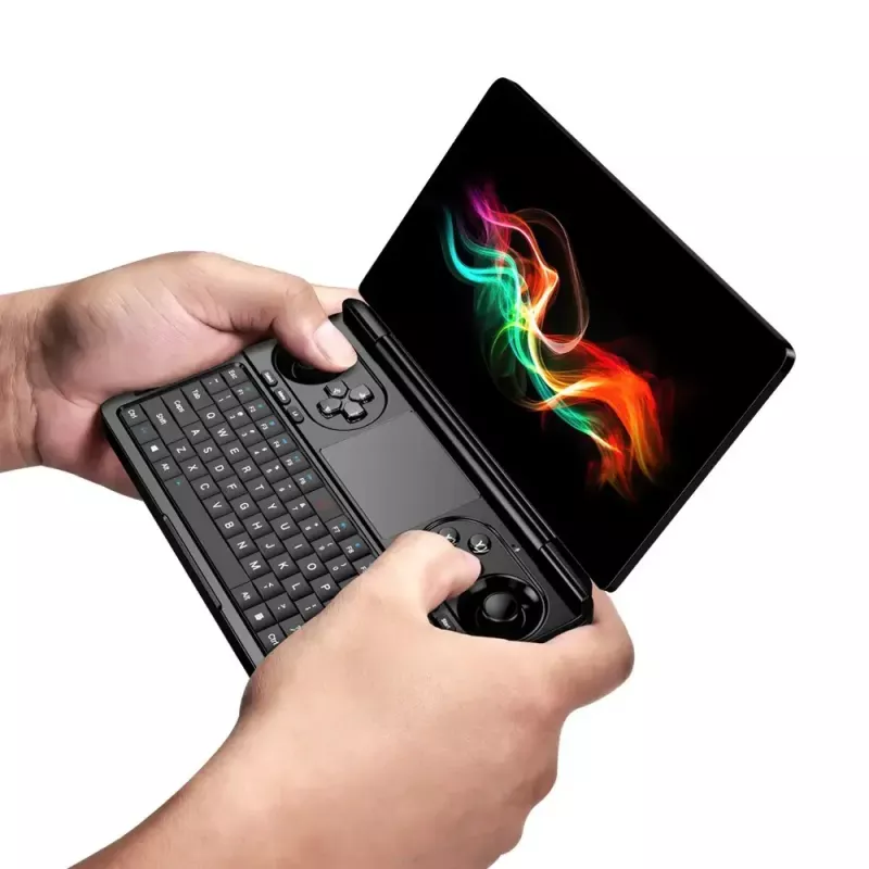 Laptop GPD WinMini HX370 — 7 cali FHD 120 Hz dotykowy, AMD Ryzen AI 9 HX370, 32 GB DDR5, 2 TB NVMe, Radeon 890M, Windows 11, Czarny