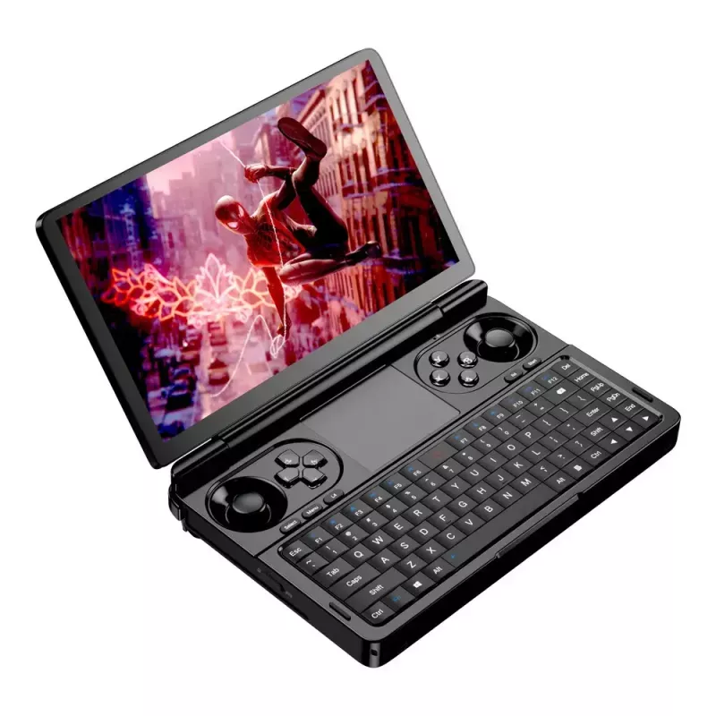 Laptop GPD WinMini HX370 — 7 cali FHD 120 Hz dotykowy, AMD Ryzen AI 9 HX370, 32 GB DDR5, 2 TB NVMe, Radeon 890M, Windows 11, Czarny