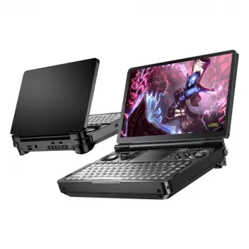 Laptop GPD WinMini HX370 — 7 cali FHD 120 Hz dotykowy, AMD Ryzen AI 9 HX370, 32 GB DDR5, 2 TB NVMe, Radeon 890M, Windows 11, Czarny