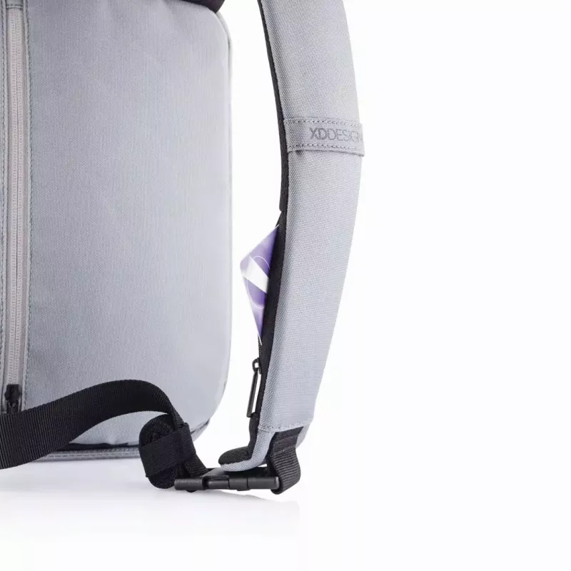 Plecak antykradzieżowy XDDESIGN Bobby Sling Szary — lekki, wodoodporny, w formie torby noszonej przez ramię