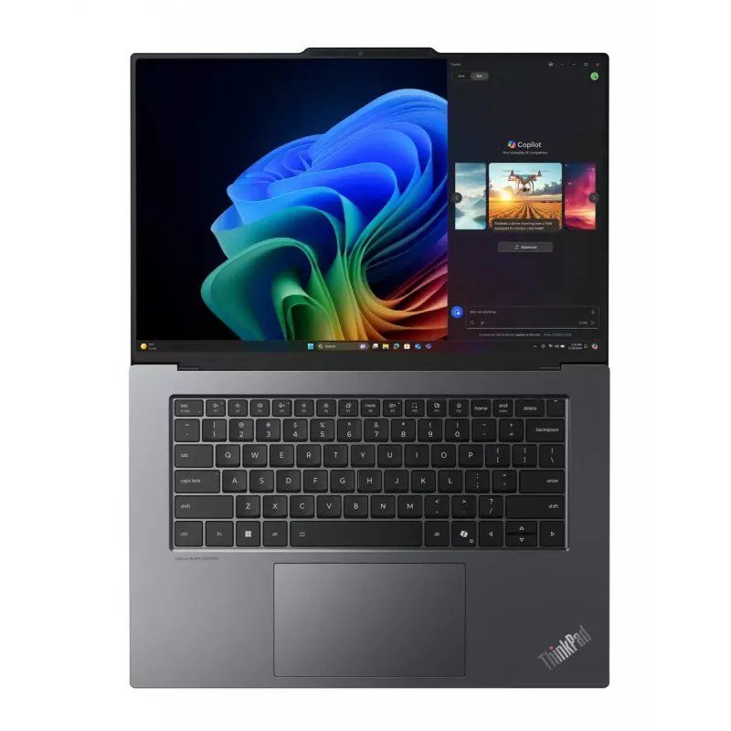 Laptop Lenovo ThinkPad X9-15 Gen 1 Copilot+ PC — Intel Core Ultra 7 258V, 15,3 cala ekran 2,8 K dotykowy, 32 GB, 1 TB SSD, Wi‑Fi 7, Windows 11 Pro, Szary