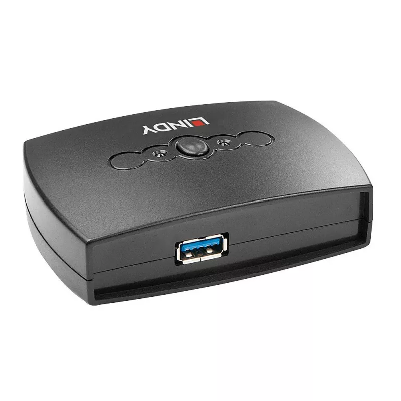 Przełącznik USB 3.0 Lindy 2-portowy