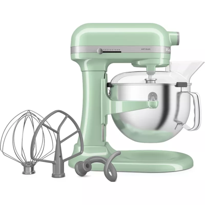 KitchenAid 5KSM60SPXEPT Mikser stojący 375 W Zielony, Szary, Stal nierdzewna