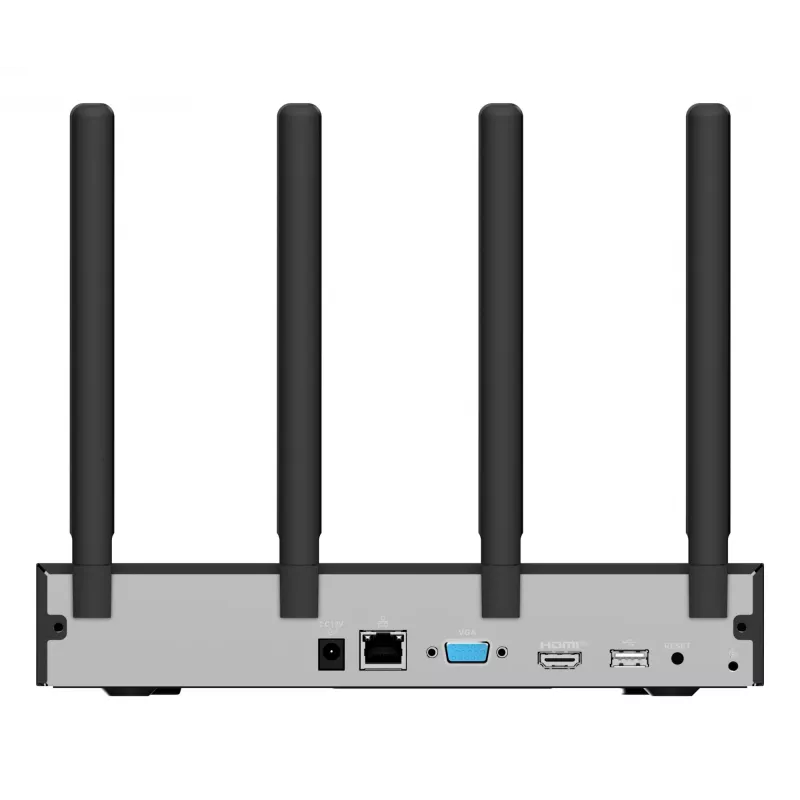 Sieciowy rejestrator wideo IMOU N110W - 10-kanałowy NVR Wi-Fi 6, maks. 2592x1944, dwuzakresowe Wi-Fi, obsługa dysku SATA do 16 TB, Ethernet 10/100, czarny