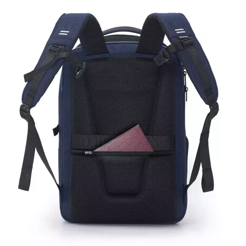 Plecak na laptopa XDDESIGN Bizz Navy — wodoodporny, lekki, model P705.935