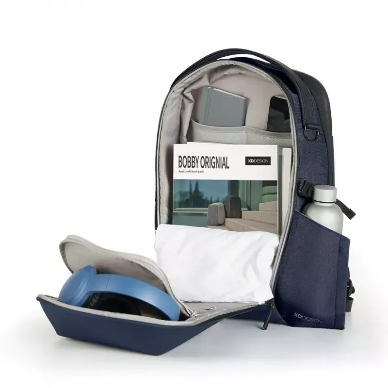 Plecak na laptopa XDDESIGN Bizz Navy — wodoodporny, lekki, model P705.935