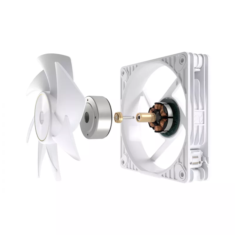 ASUS ProArt PF120 Wentylator PWM Biały Obudowa komputera 12 cm 1 szt.