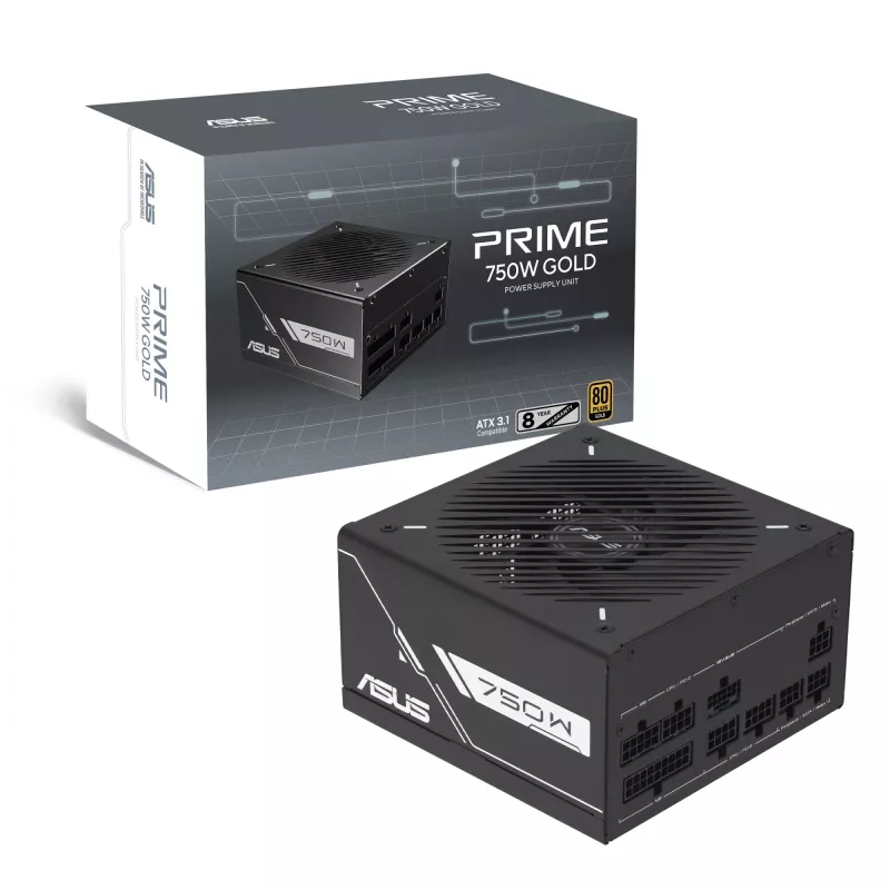 Zasilacz ASUS Prime -750G 750 W 20+4 pin ATX 80 PLUS Gold Czarny